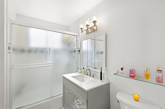 4292 Howard Ave, Los Alamitos, CA 90720 - full bathroom featuring vanity and shower / bath combination with glass door