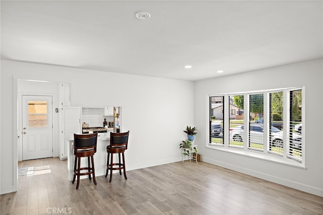 4292 Howard Ave, Los Alamitos, CA 90720 - dining room featuring recessed lighting and light wood-style flooring