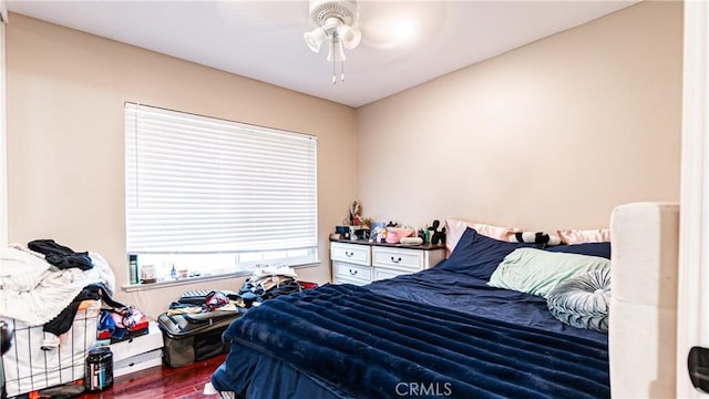 3375 Fuchsia, Costa Mesa, CA 92626 - bedroom featuring wood finished floors and a ceiling fan