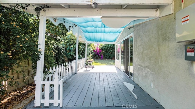 3375 Fuchsia, Costa Mesa, CA 92626 - view of wooden terrace