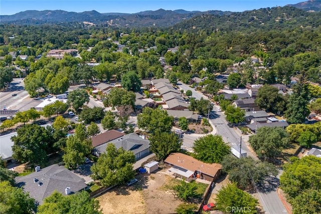 6855 Atascadero Ave, Atascadero, CA 93422 - aerial perspective of suburban area featuring a mountain backdrop