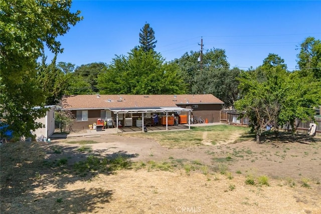 6855 Atascadero Ave, Atascadero, CA 93422 - rear view of property featuring a fenced backyard