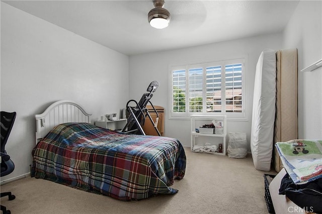 15029 Coyote Ct, Fontana, CA 92336 - carpeted bedroom with ceiling fan