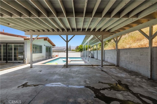 12616 Terra Bella St, Pacoima, CA 91331 - view of pool featuring a patio area and a fenced backyard