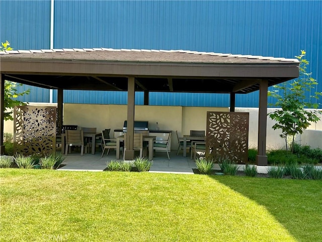 1702 W Sycamore Dr, Compton, CA 90220 - view of patio / terrace with a gazebo