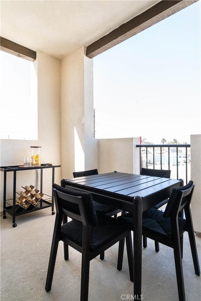1702 W Sycamore Dr, Compton, CA 90220 - balcony with outdoor dining space