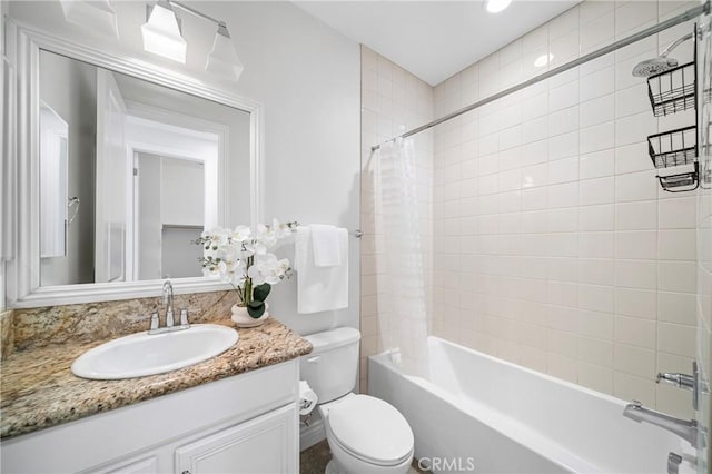 53 Interlude, Irvine, CA 92620 - full bathroom featuring vanity and shower / bathtub combination with curtain