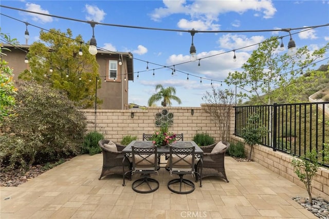 24912 Hearth Ct, Valencia, CA 91354 - view of patio with outdoor dining area