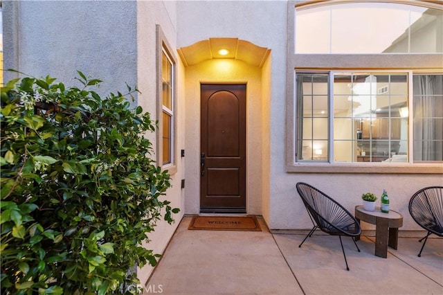 24912 Hearth Ct, Valencia, CA 91354 - entrance to property with stucco siding