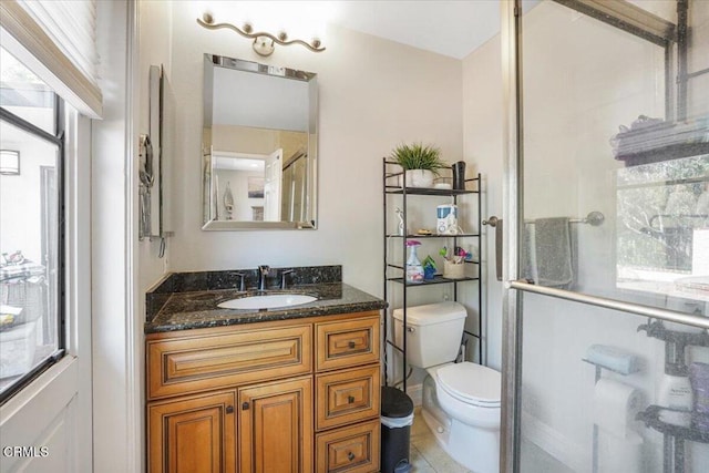 429 Walter Ave, Newbury Park, CA 91320 - bathroom with vanity and a shower with shower door