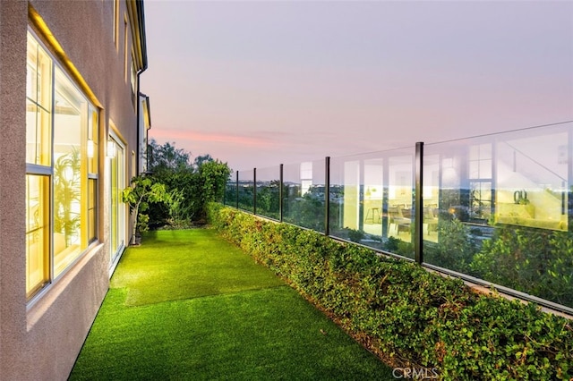 100 Soaring Eagle, Irvine, CA 92618 - yard at dusk with a yard