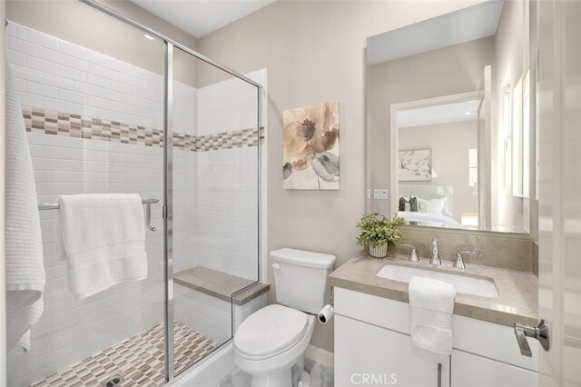 100 Soaring Eagle, Irvine, CA 92618 - bathroom featuring vanity, a shower stall, and ensuite bathroom