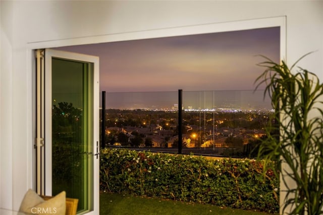 100 Soaring Eagle, Irvine, CA 92618 - view of balcony at dusk