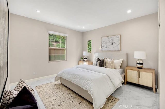100 Soaring Eagle, Irvine, CA 92618 - bedroom with recessed lighting and light marble finish flooring