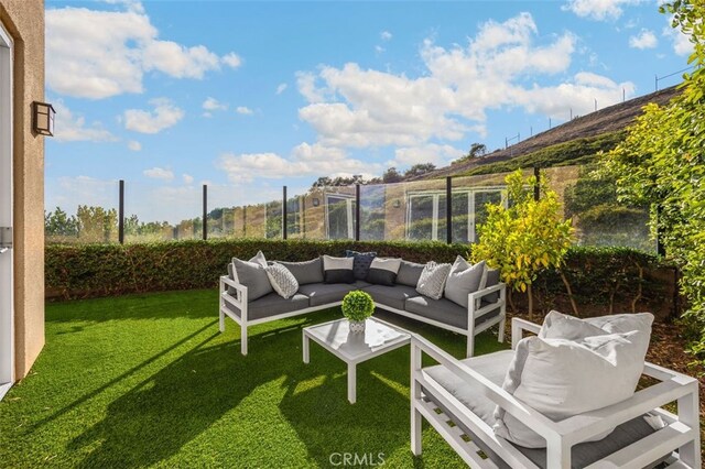 100 Soaring Eagle, Irvine, CA 92618 - view of yard with an outdoor hangout area
