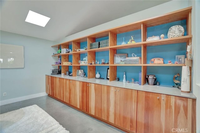 3163 Inclinado, San Clemente, CA 92673 - unfurnished office with a skylight and finished concrete flooring