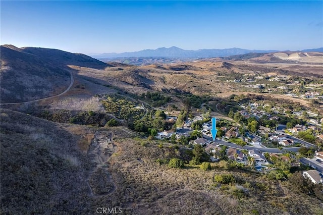 3163 Inclinado, San Clemente, CA 92673 - aerial overview of property's location with a mountainous background