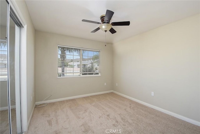 25981 Coombe Hill Dr, Menifee, CA 92586 - spare room featuring carpet floors and a ceiling fan