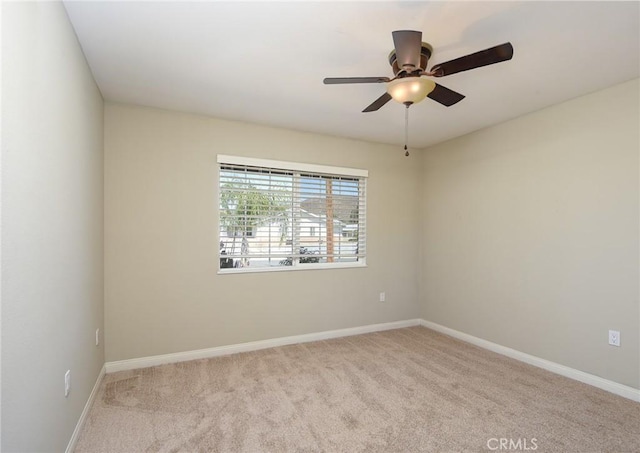 25981 Coombe Hill Dr, Menifee, CA 92586 - spare room featuring carpet and a ceiling fan