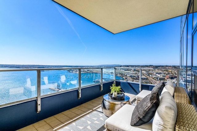 1325 Pacific Hwy Unit 3403, San Diego, CA 92101 - balcony featuring a water view