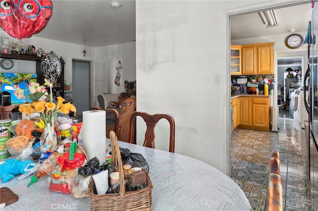 14057 Ohio St, Baldwin Park, CA 91706 - dining space with tile patterned flooring