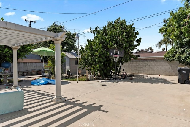 14057 Ohio St, Baldwin Park, CA 91706 - view of patio / terrace featuring a pergola