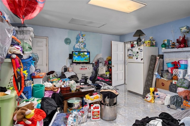 14057 Ohio St, Baldwin Park, CA 91706 - kitchen featuring freestanding refrigerator