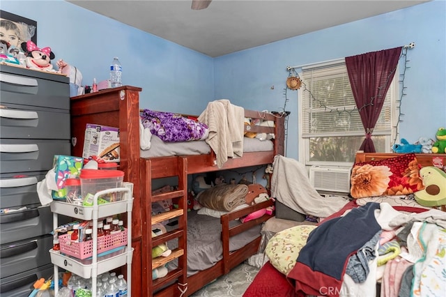 14057 Ohio St, Baldwin Park, CA 91706 - bedroom with cooling unit and a ceiling fan