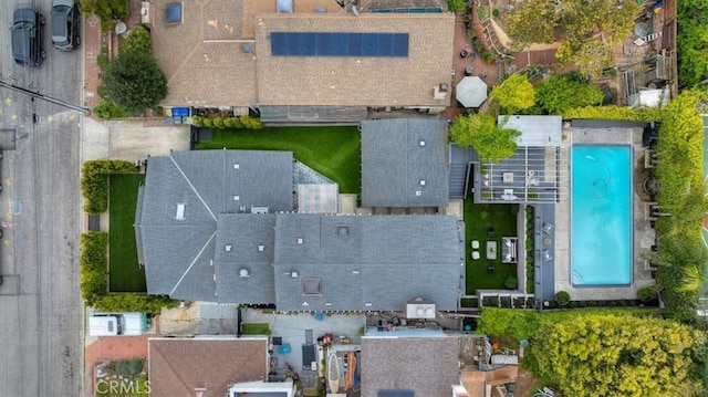 1012 10th St, Manhattan Beach, CA 90266 - drone / aerial view of a pool