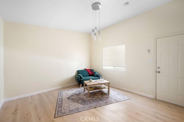 10224 Fernglen Ave, Tujunga, CA 91042 - living area with light wood-style flooring and baseboards
