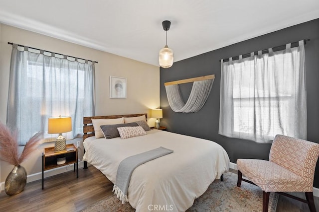 213 E 45th St, Long Beach, CA 90807 - bedroom featuring wood finished floors and baseboards