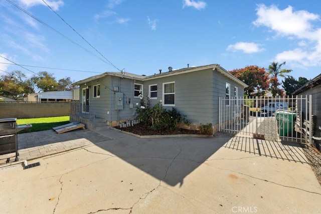 213 E 45th St, Long Beach, CA 90807 - rear view of house with a patio area