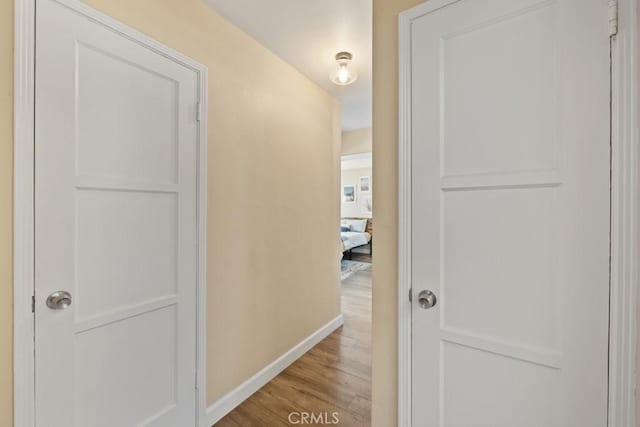 213 E 45th St, Long Beach, CA 90807 - hall featuring baseboards and wood finished floors