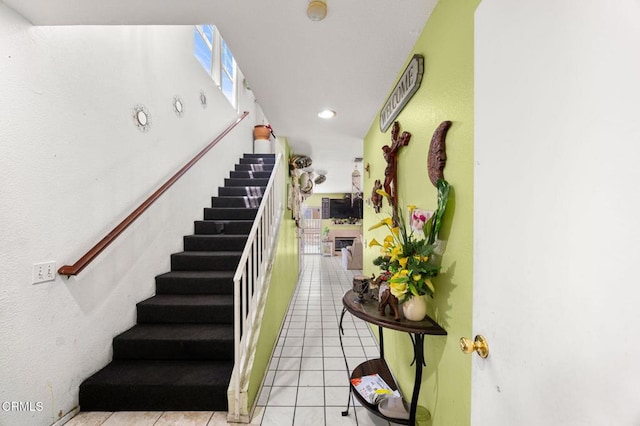 14134 Orizaba Ave, Paramount, CA 90723 - staircase with tile patterned floors