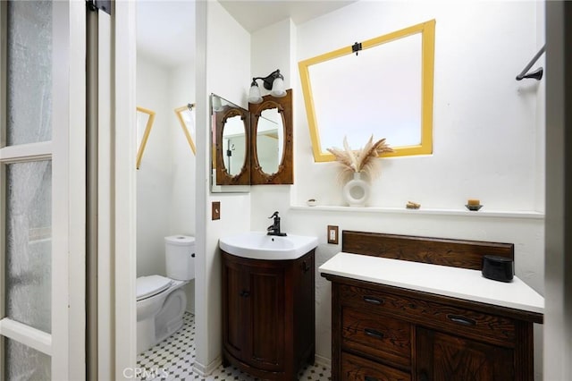 413 W Santa Clara Ave, Santa Ana, CA 92706 - bathroom featuring vanity and tile patterned floors