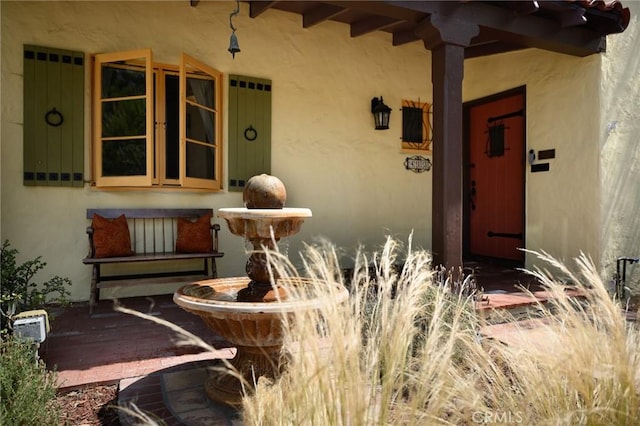 413 W Santa Clara Ave, Santa Ana, CA 92706 - property entrance with stucco siding