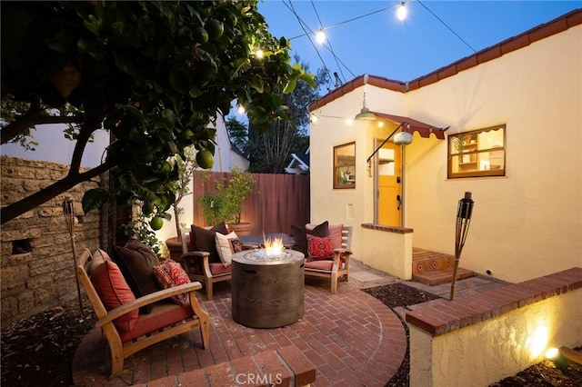 413 W Santa Clara Ave, Santa Ana, CA 92706 - view of patio with a fire pit
