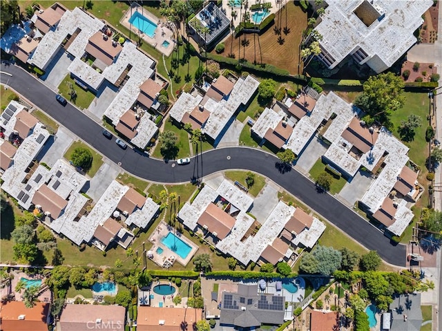 2455 Via Sonoma Unit A, Palm Springs, CA 92264 - aerial overview of property's location with a pool