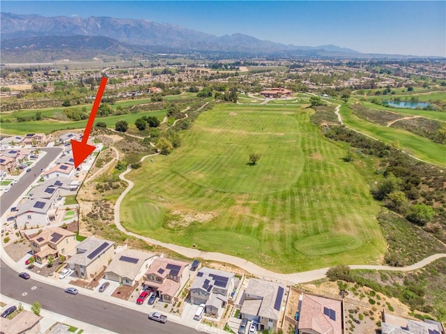 11534 Alana Ln, Beaumont, CA 92223 - aerial view of property and surrounding area with nearby suburban area and a water and mountain view