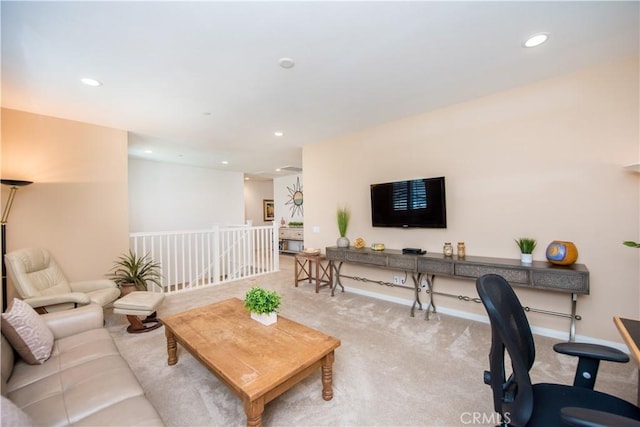 11534 Alana Ln, Beaumont, CA 92223 - living area with carpet flooring and recessed lighting
