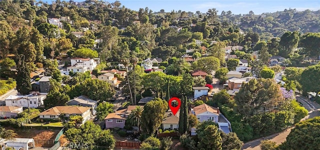 3209 Bennett Dr, Los Angeles, CA 90068 - aerial view of property's location with nearby suburban area
