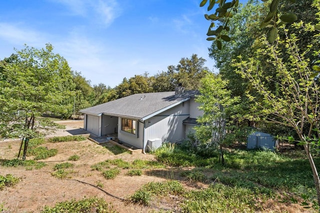 5041 Pine Ridge Ave, Julian, CA 92036 - back of property featuring a shingled roof