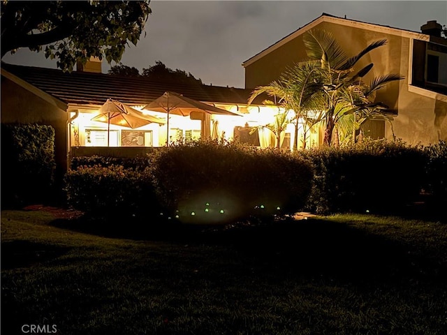 33081 Regatta Ct, San Juan Capistrano, CA 92675 - view of yard at night