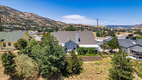 22820 Mariposa Rd, Tehachapi, CA 93561 - aerial view of residential area with a mountain backdrop