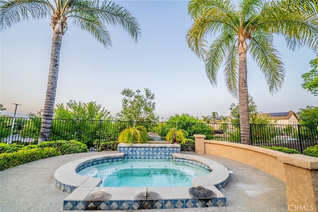 2455 Mcmackin Dr, Corona, CA 92881 - view of swimming pool with an in-ground hot tub