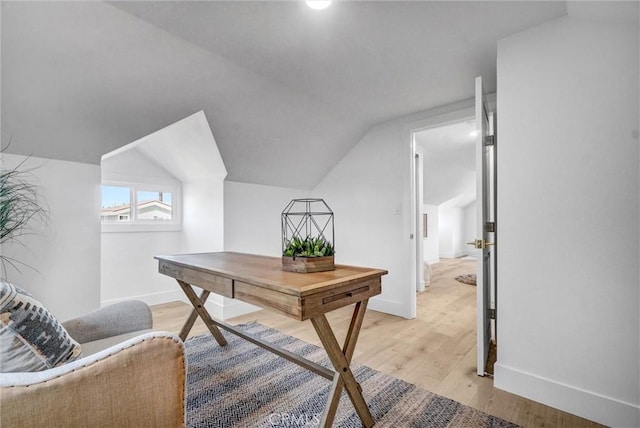 5862 Marshall Ave, Buena Park, CA 90621 - office space featuring light wood-style floors and lofted ceiling