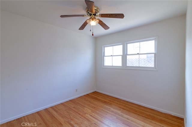 10935 Nassau Ave, Sunland, CA 91040 - unfurnished room with light wood-style floors and ceiling fan