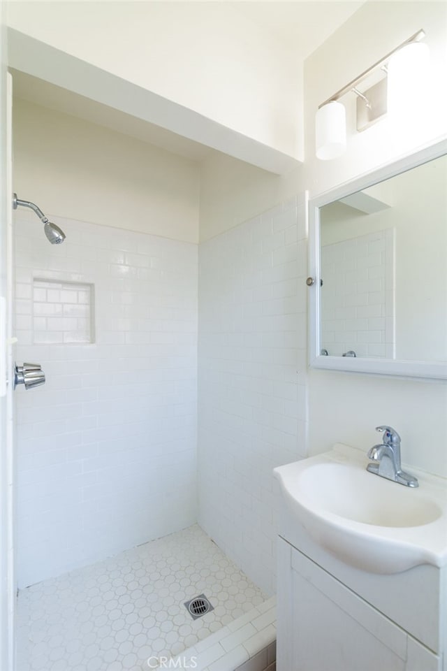 10935 Nassau Ave, Sunland, CA 91040 - bathroom featuring vanity and a shower stall