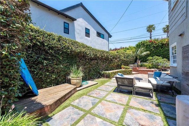 1733 Bayou Way, Seal Beach, CA 90740 - view of patio / terrace featuring an outdoor hangout area