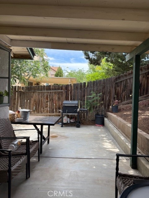 12446 Mount Baldy Dr, Victorville, CA 92392 - view of patio featuring area for grilling